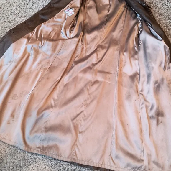 VTG Leather Trench, 16